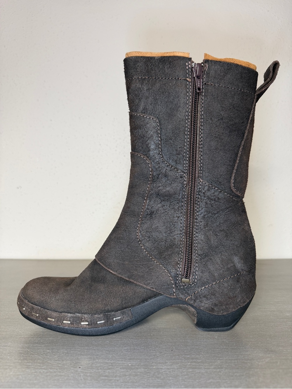 Merrell Espresso Clog Mid-Calf Boots J56072 Women's Size 7.5 Excellent Condition - Picture 5 of 9